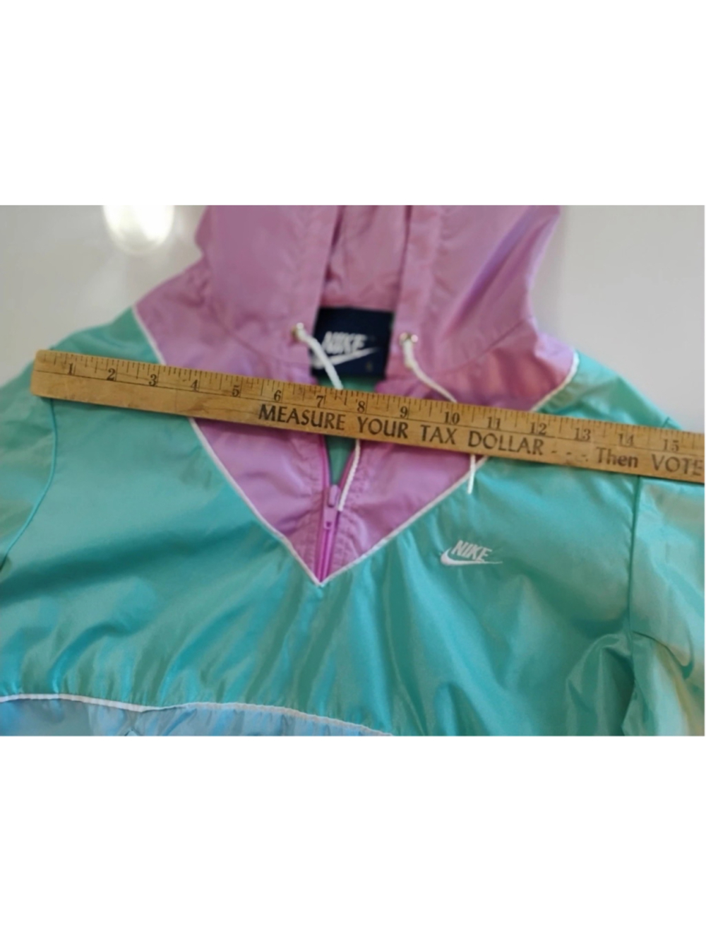 Vintage 80s Nike Windbreaker Pink Windbreaker Pullover lightweight 
Youth? Small - Picture 8 of 8